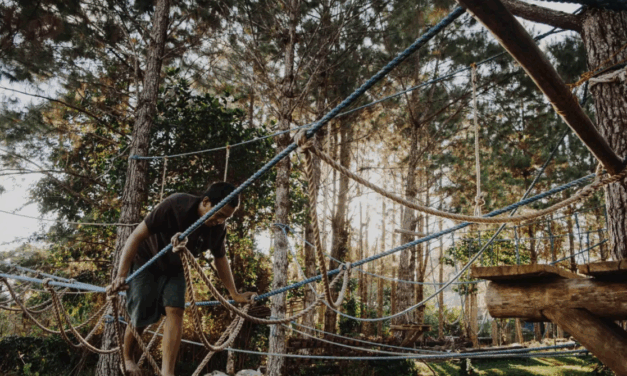 DIY Camping Obstacle Course